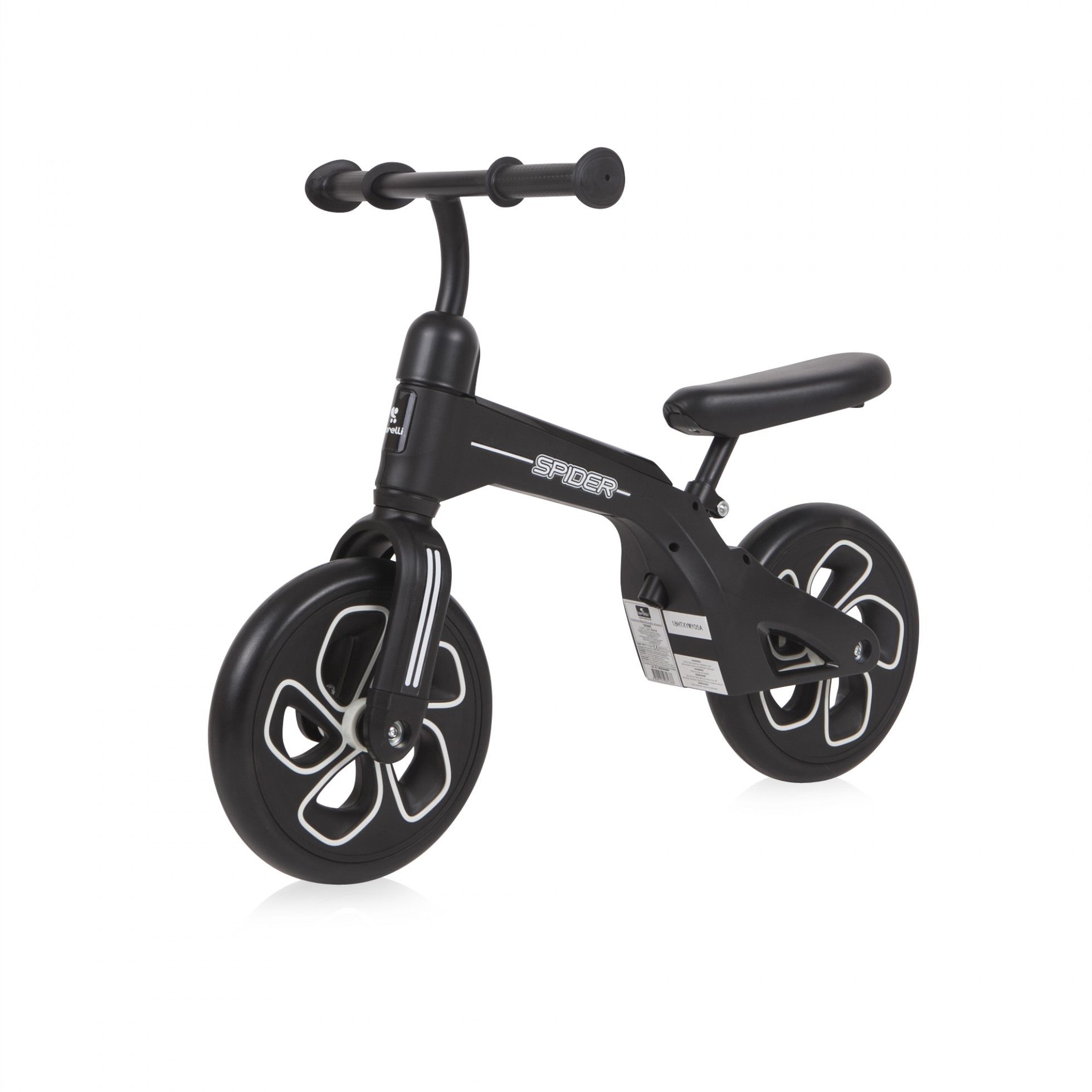 Bicicleta fara pedale Spider Black - Lorelli 1