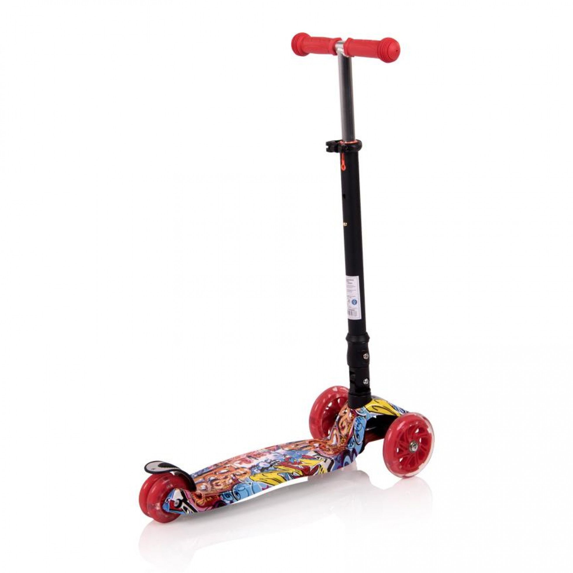 Trotineta pentru copii Rapid Red Graffiti - Lorelli Junior 2