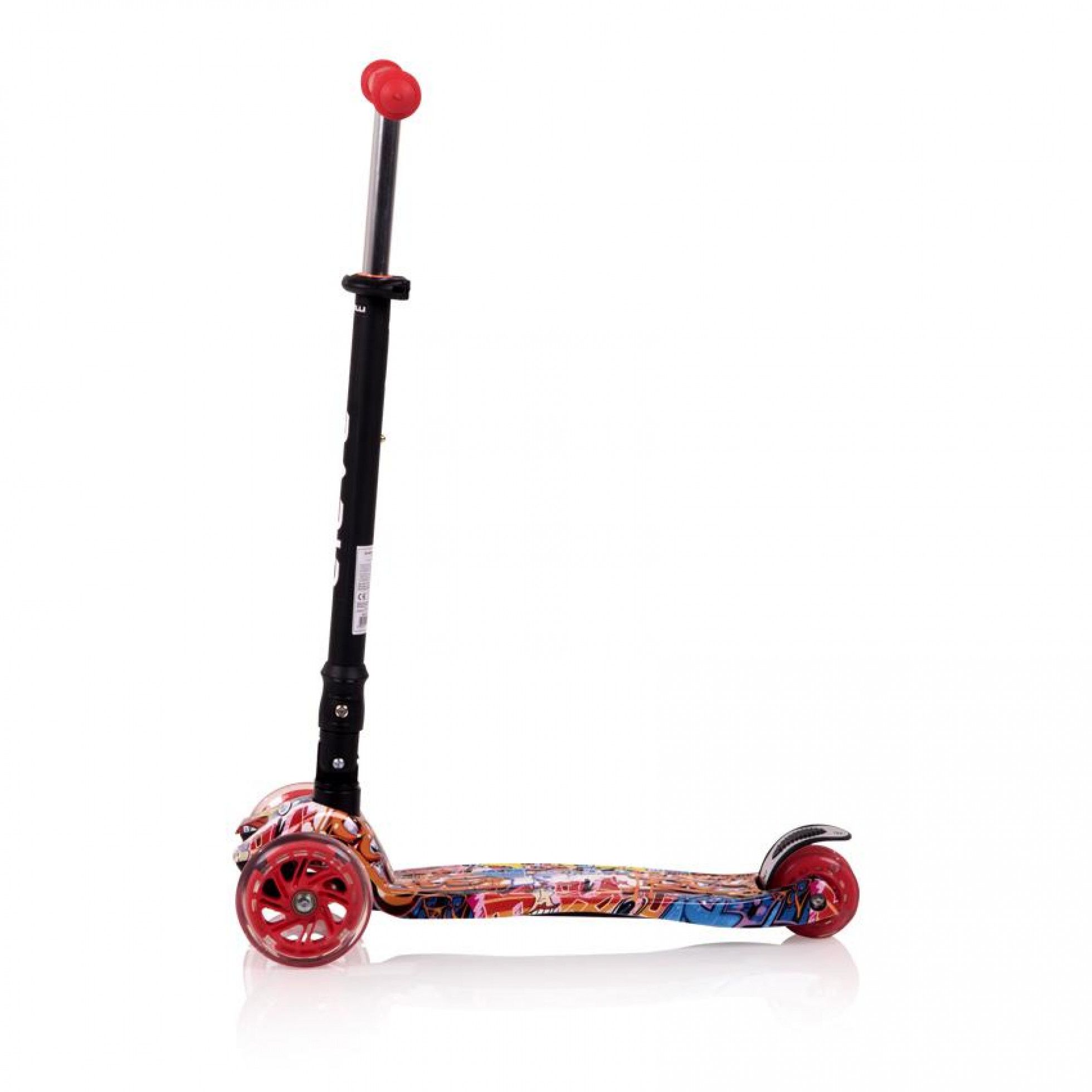 Trotineta pentru copii Rapid Red Graffiti - Lorelli Junior 3