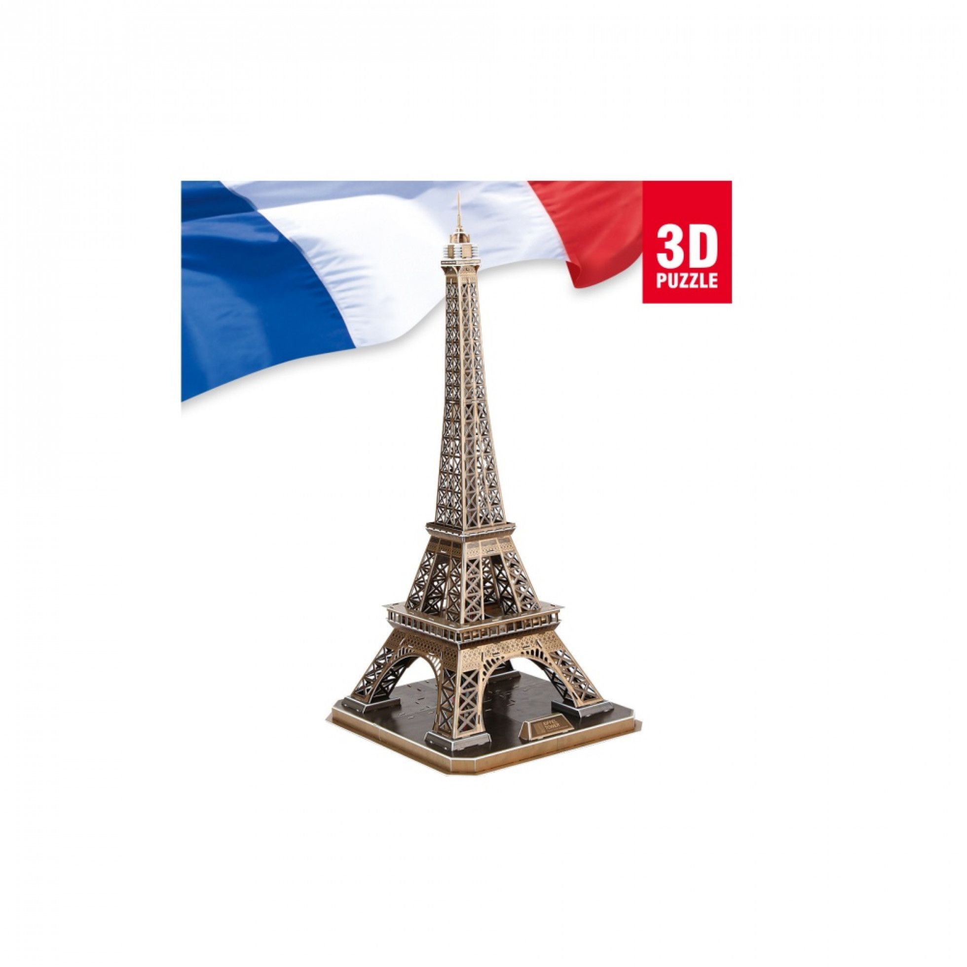 Puzzle 3D Turnul Eiffel (nivel complex 82 piese) - CubicFun 2