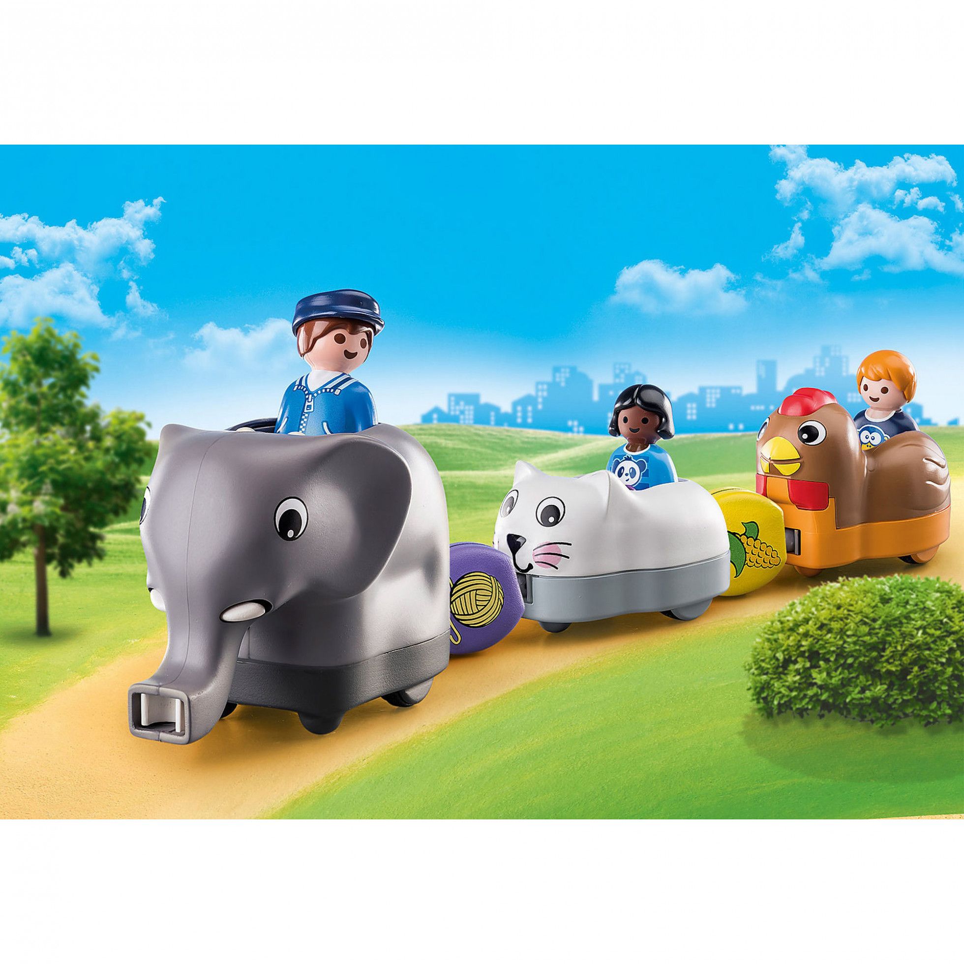 1.2.3 Tren cu animalute - Playmobil 2