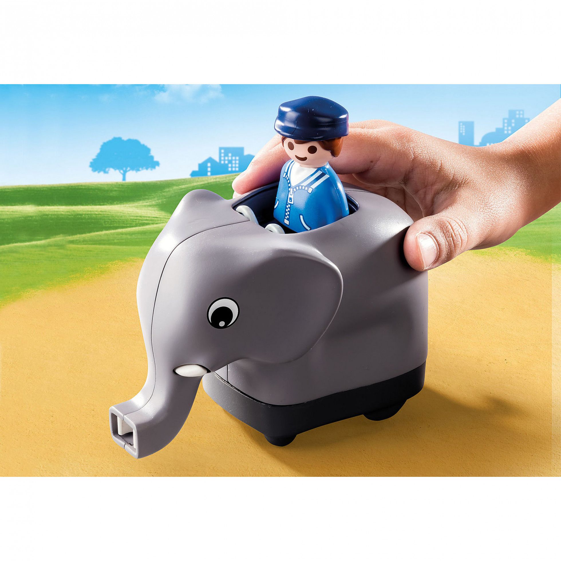 1.2.3 Tren cu animalute - Playmobil 3