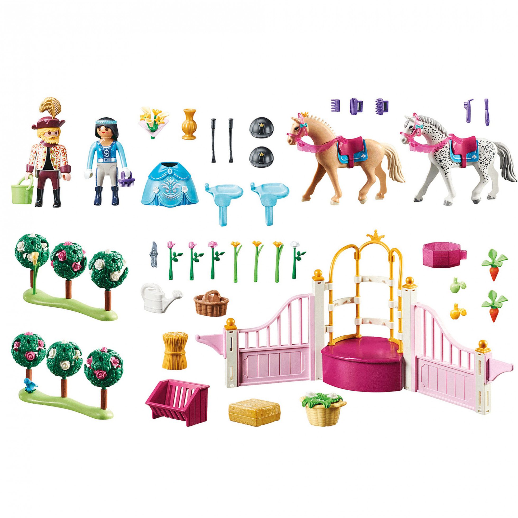 Lectii de echitatie la castelul printesei - Playmobil 5