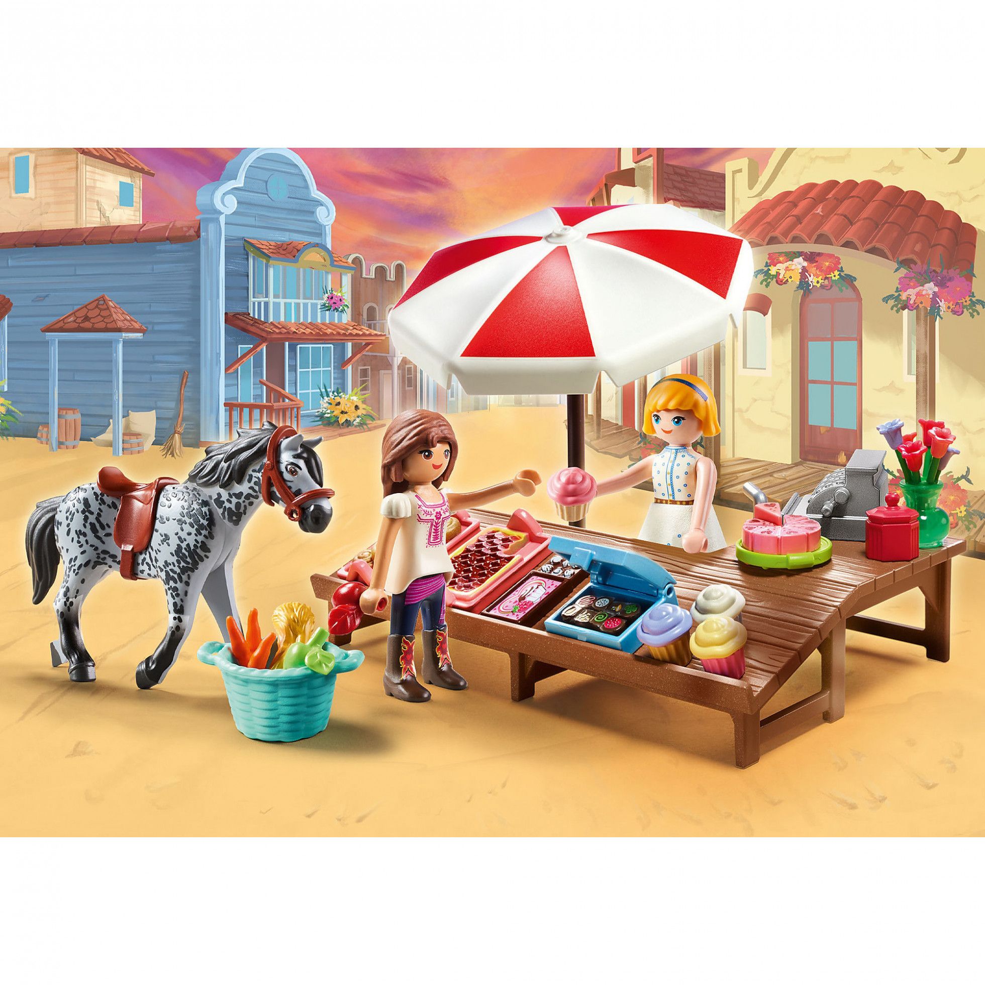 Stand cu prajituri in Miradero - Playmobil 2