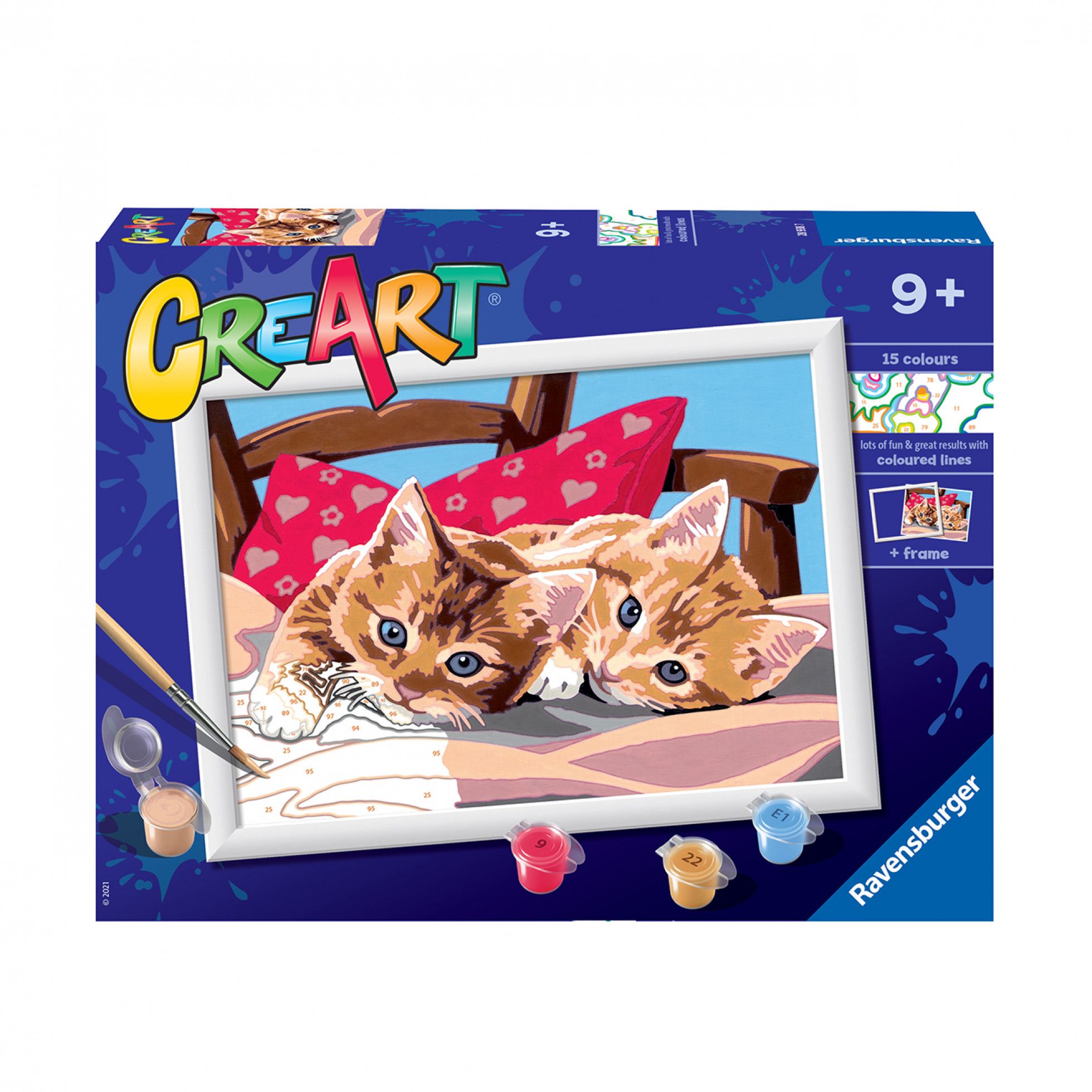 Set pictura pe numere: Pisicute - Ravensburger 1
