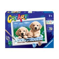 Pictura pe numere Catelusi - Ravensburger