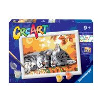 Pictura pe numere Pisicute Somnoroase - Ravensburger