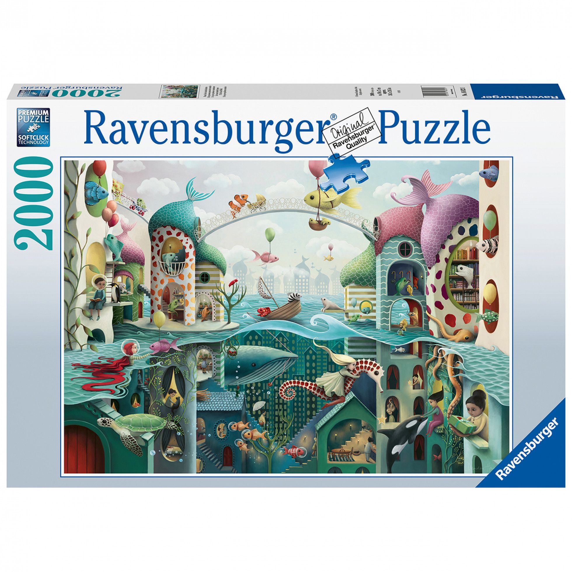 Puzzle Daca pestii ar putea merge 2000 piese - Ravensburger 1