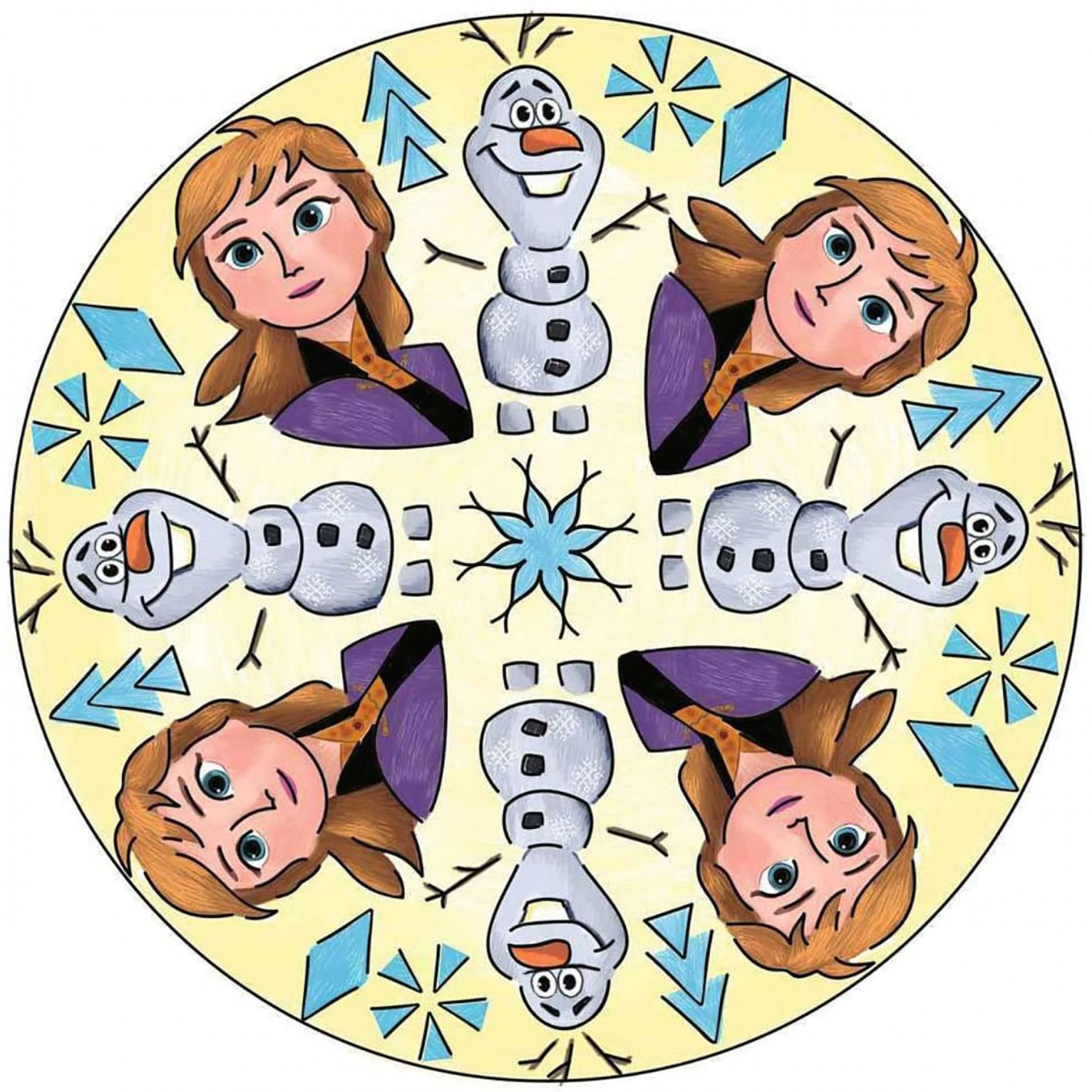 Set de creatie Midi Mandala Frozen ii - Ravensburger 3