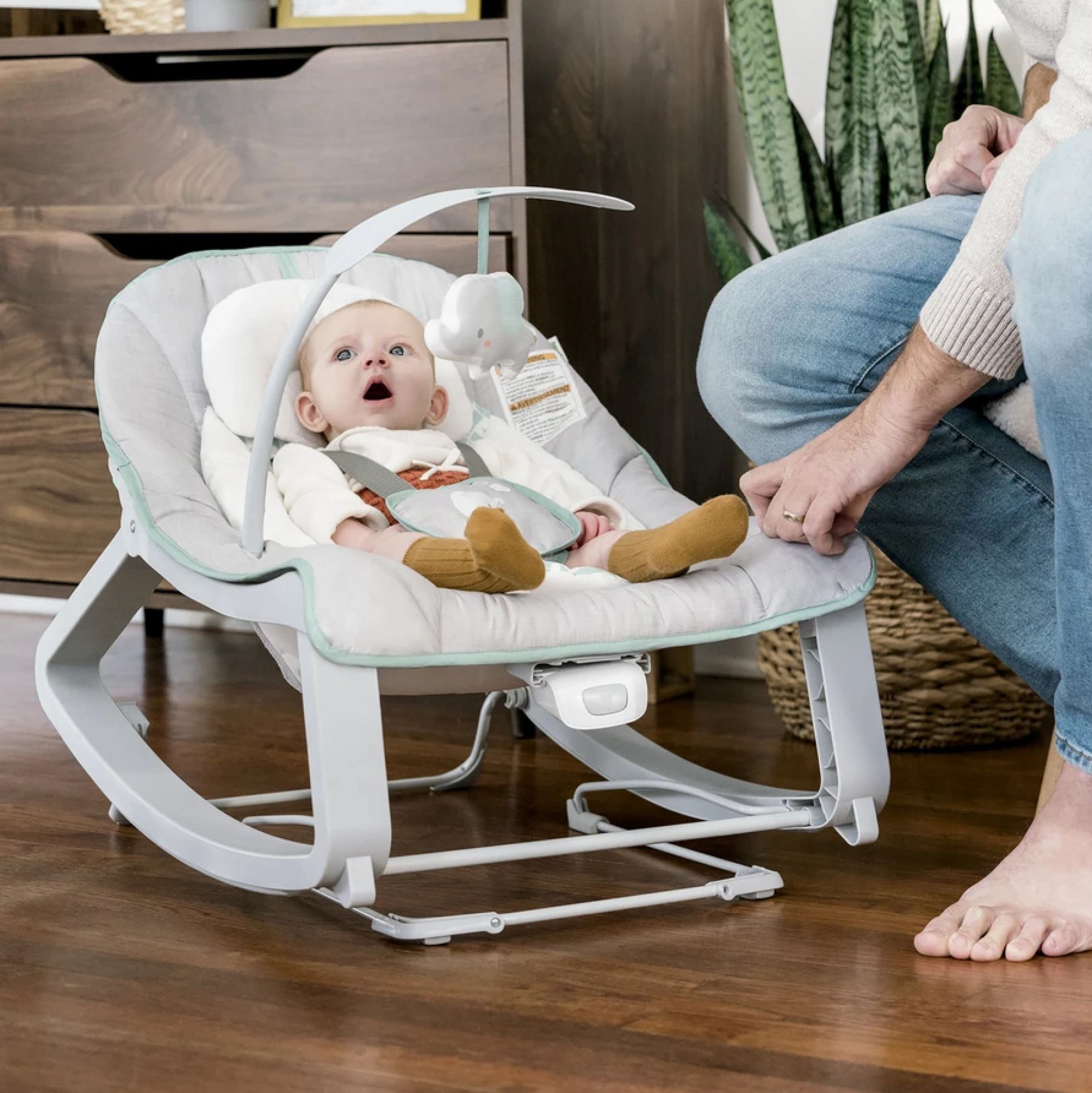 Leagan si balansoar Keep Cozy 3 in 1 Weaver - InGenuity 5