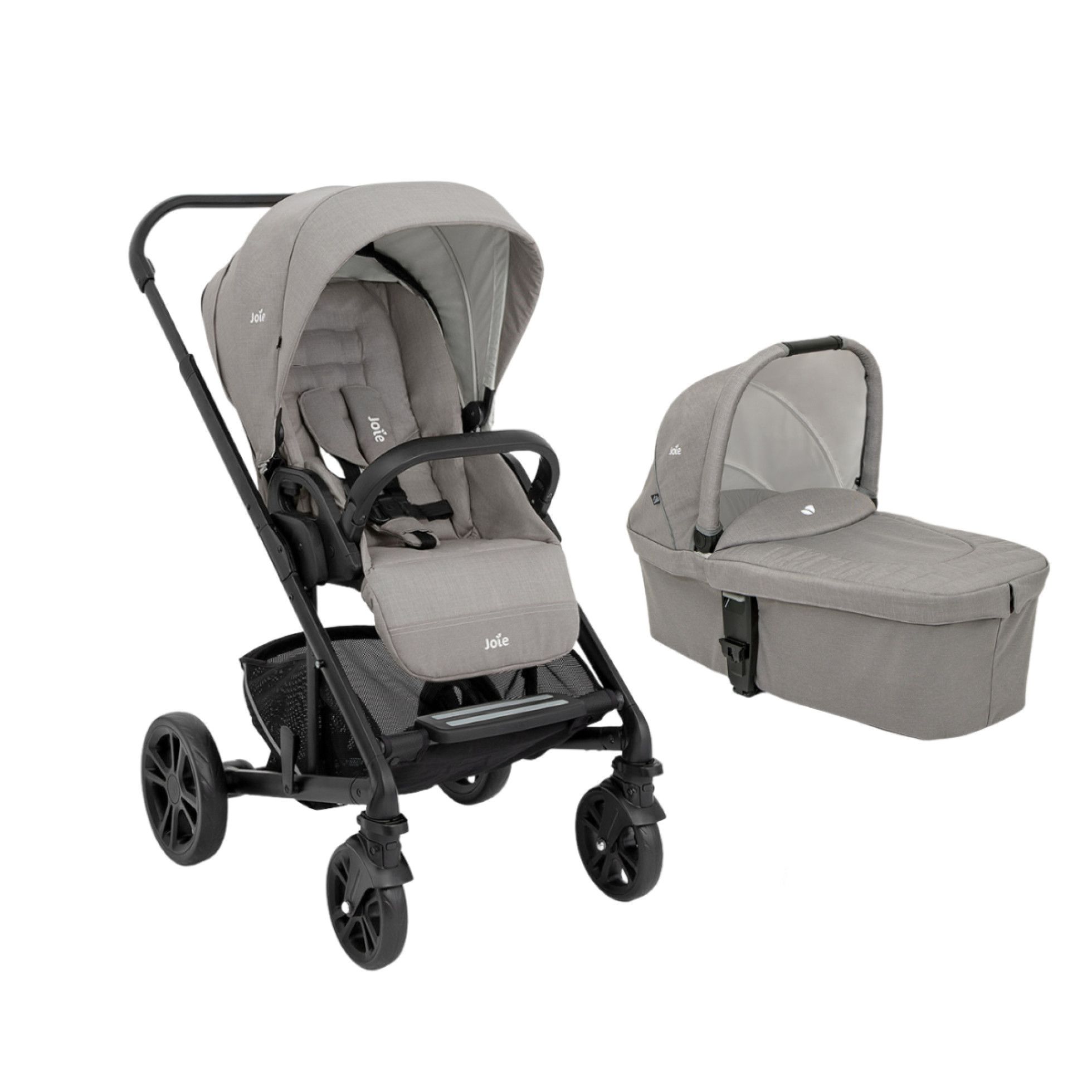 Carucior multifunctional 2 in 1 Chrome Pebble - Joie 2