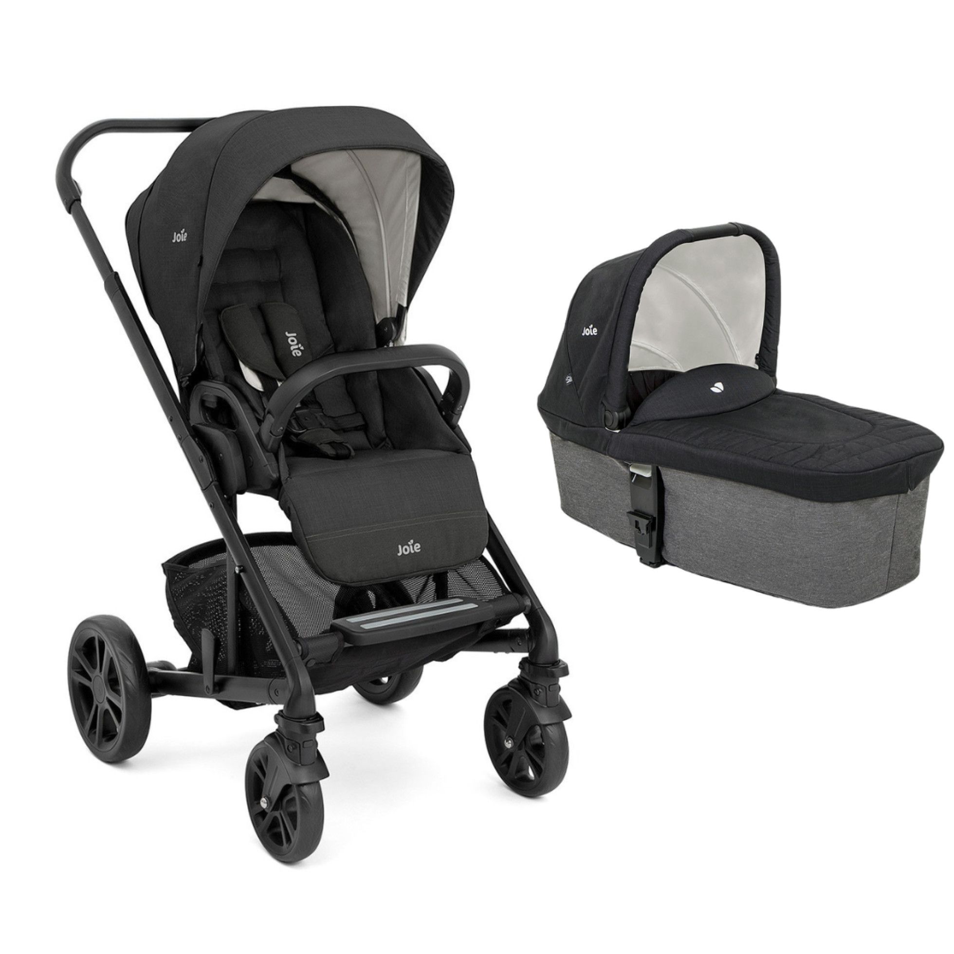 Carucior multifunctional 2 in 1 Chrome Shale - Joie 1