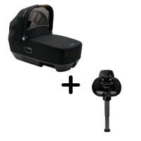 Set Landou CARI next Caviar + Baza isofix BASE next i-Size pentru CARI next - Nuna