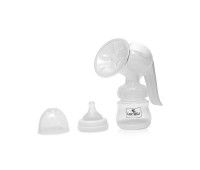 Pompa de san manuala, First Moment, cu biberon 150 ml inclus, alb - Lorelli