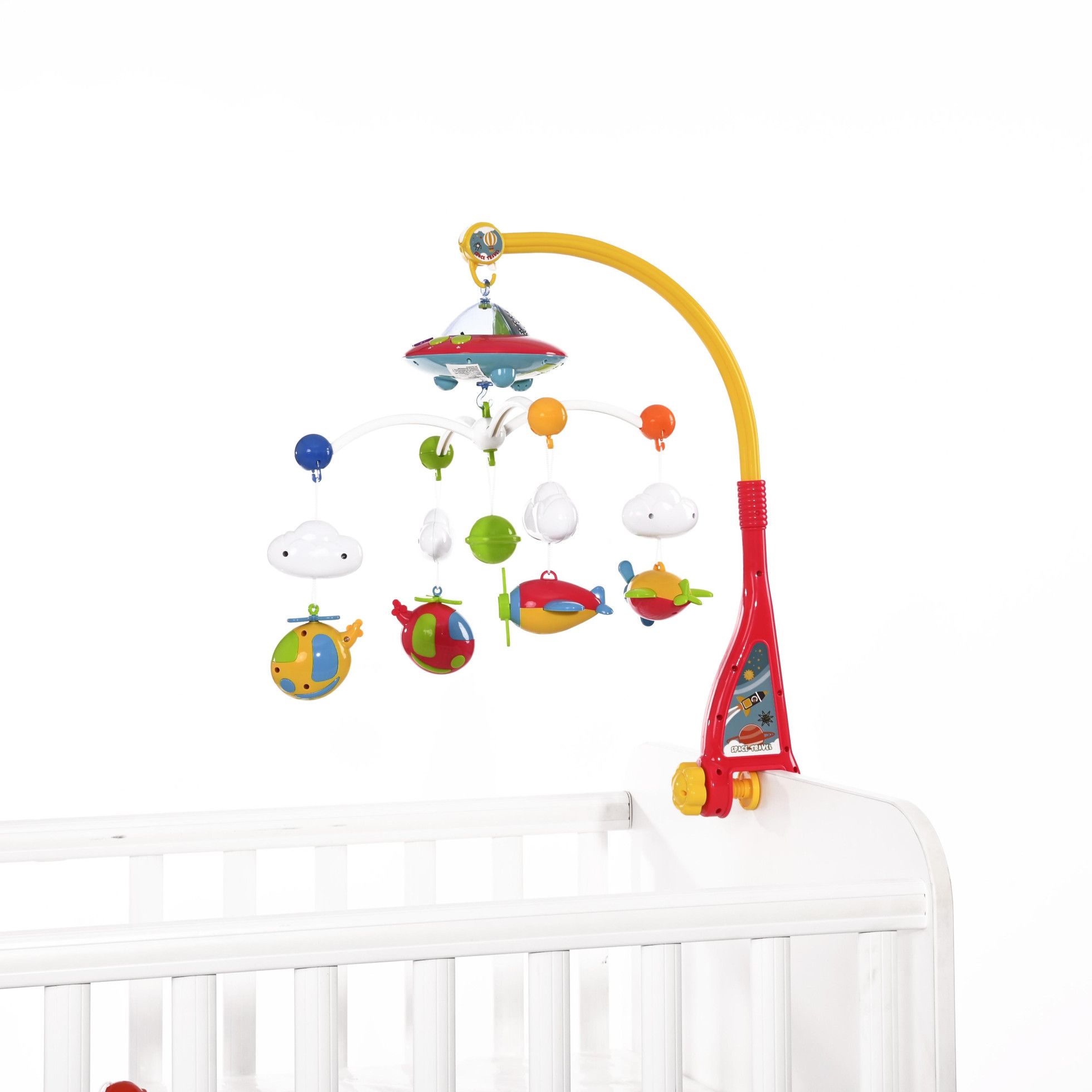 Carusel muzical pentru pat, cu proiector, lumini si sunete, Proiector Sky, multicolor - Lorelli 2