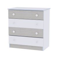Comoda, White & Blue Elm - Lorelli