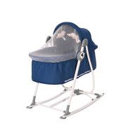Patut leagan pentru nou nascut 2 in 1 Alicante, Blue - Lorelli