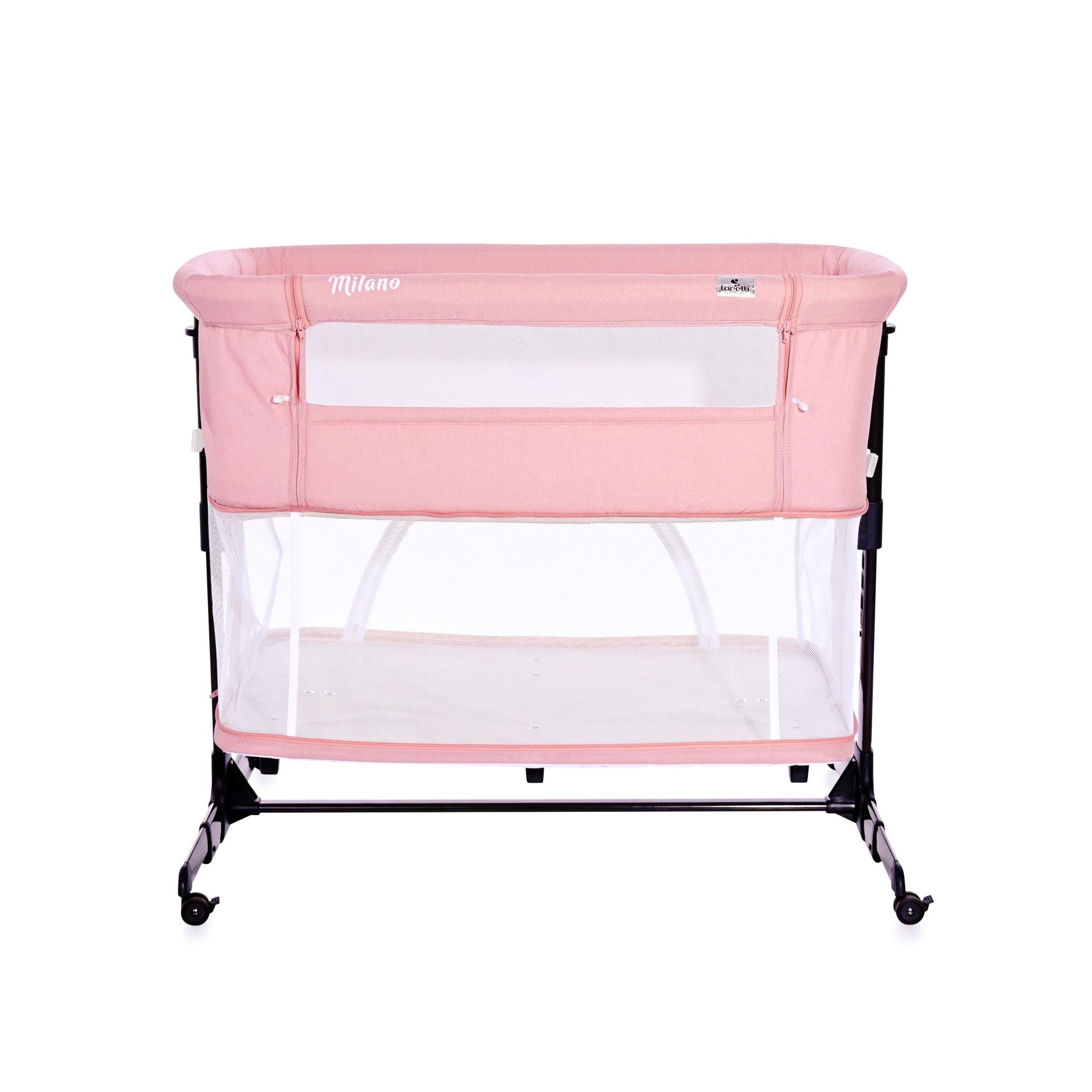 Patut 2 in 1 Co Sleeper, Milano, Pink - Lorelli 3