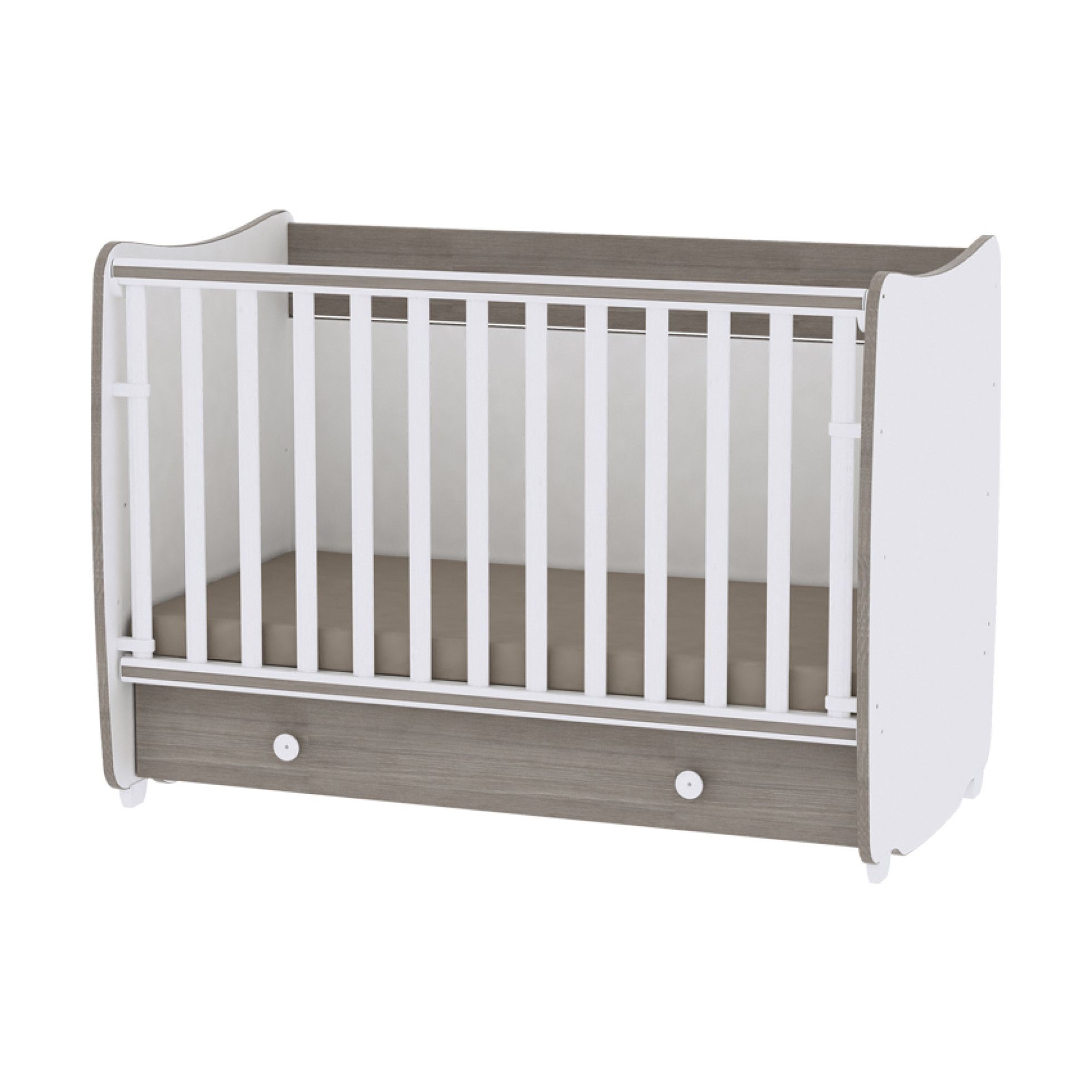 Mobilier DREAM NEW 60x120, White & Coffee - Lorelli 1