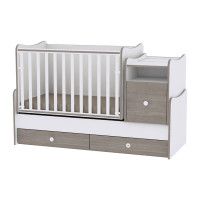 Mobilier TREND PLUS NEW, White & Coffee - Lorelli