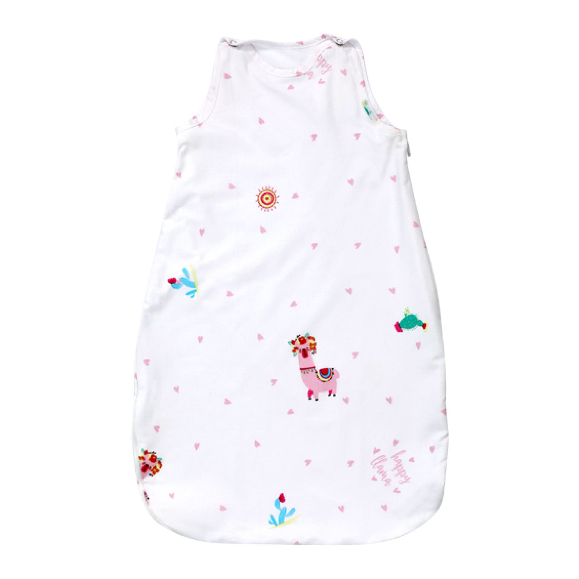 Sac de dormit toamna/iarna, pentru copii cu inaltimea maxima de 85 cm, Happy Lama Pink - Lorelli 1