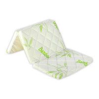 Saltea pliabila AIR COMFORT Bamboo 60/120/6 cm, Imprimeuri Colorate - Lorelli