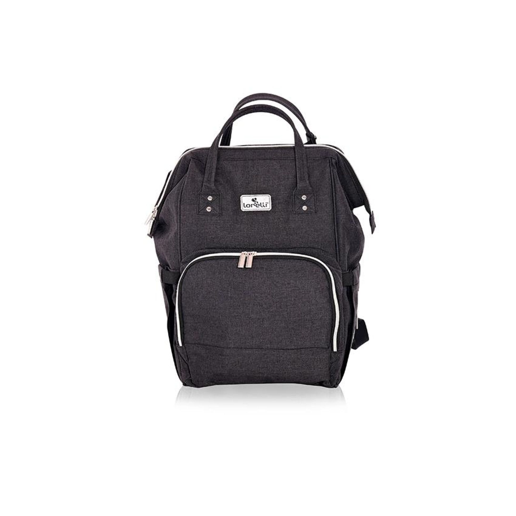 Rucsac accesorii bebelusi Tina, multiple compartimente, Black - Lorelli 2