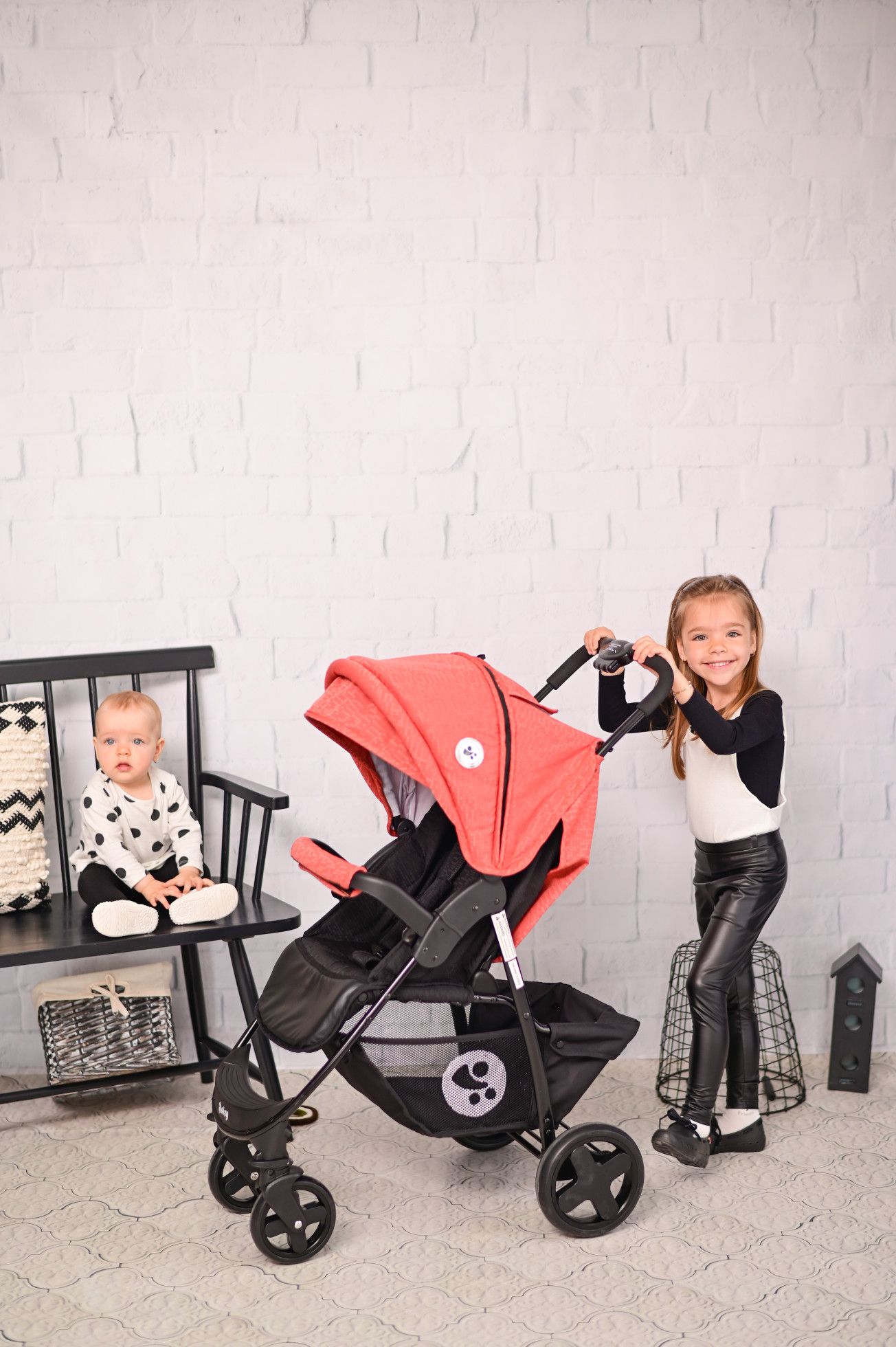 Carucior sport Daisy Basic, cu husa de picioare, String - Lorelli 7