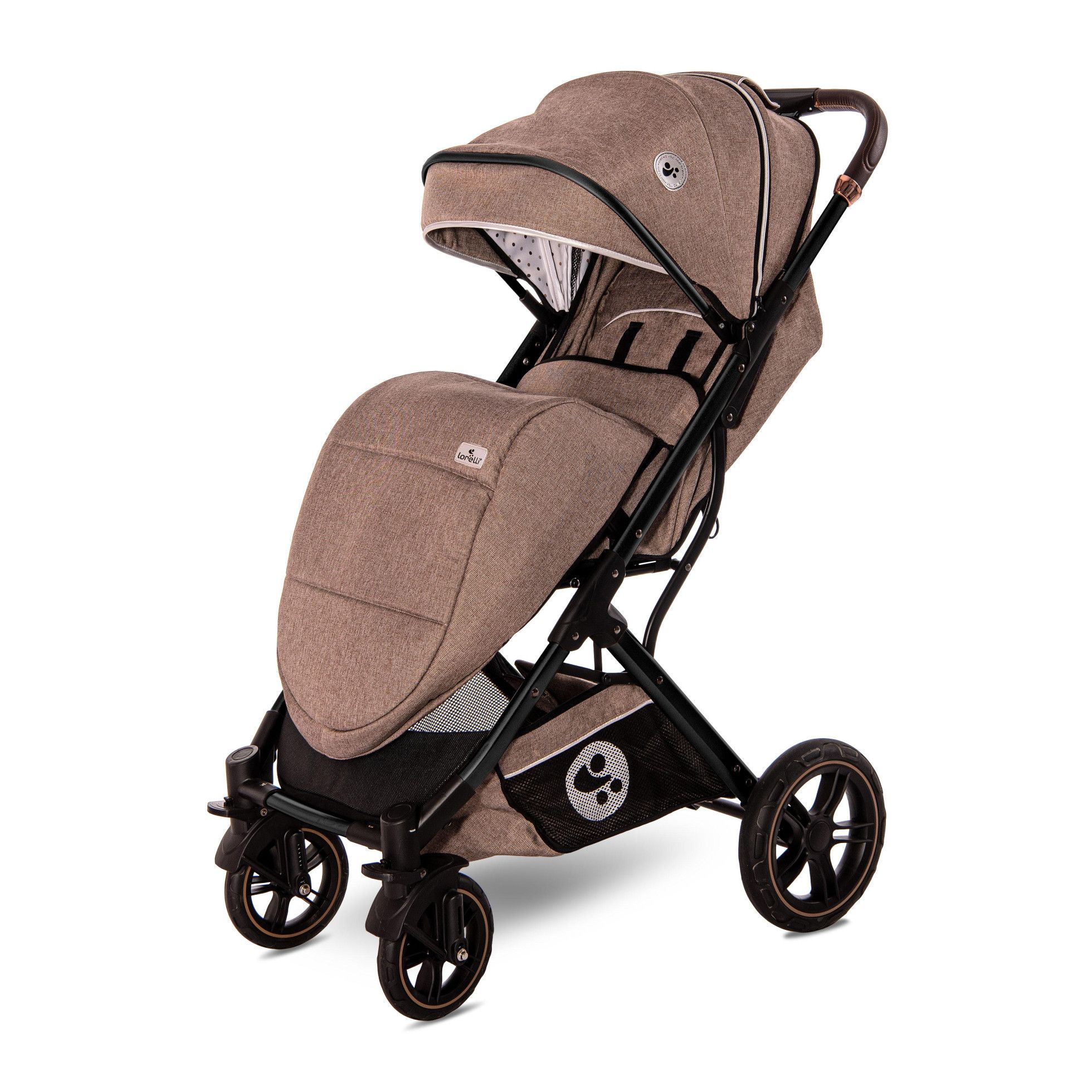 Carucior Set, Storm, pana la 22 kg, cos auto inclus, cadru aluminiu, Pearl Beige - Lorelli 3