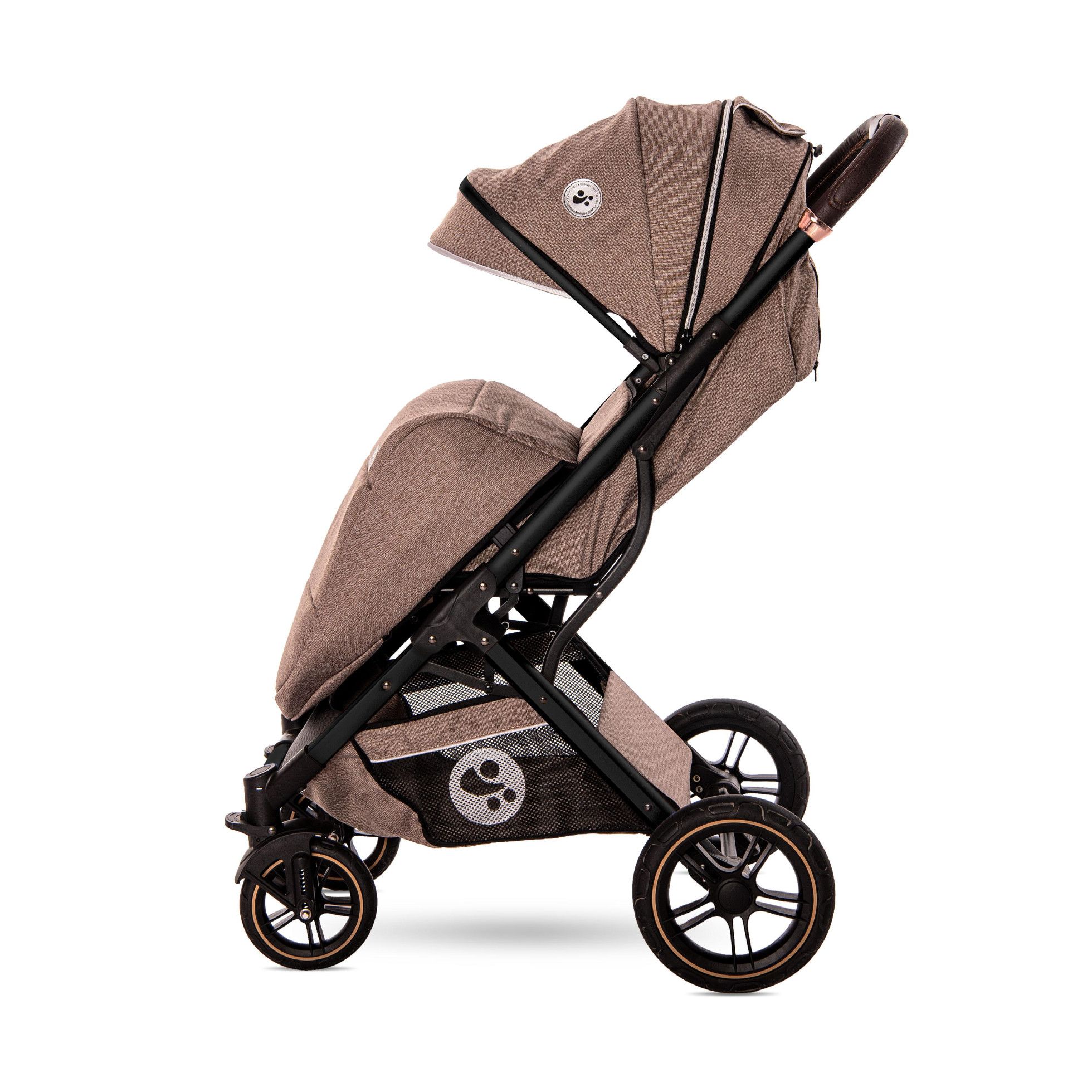 Carucior Set, Storm, pana la 22 kg, cos auto inclus, cadru aluminiu, Pearl Beige - Lorelli 4
