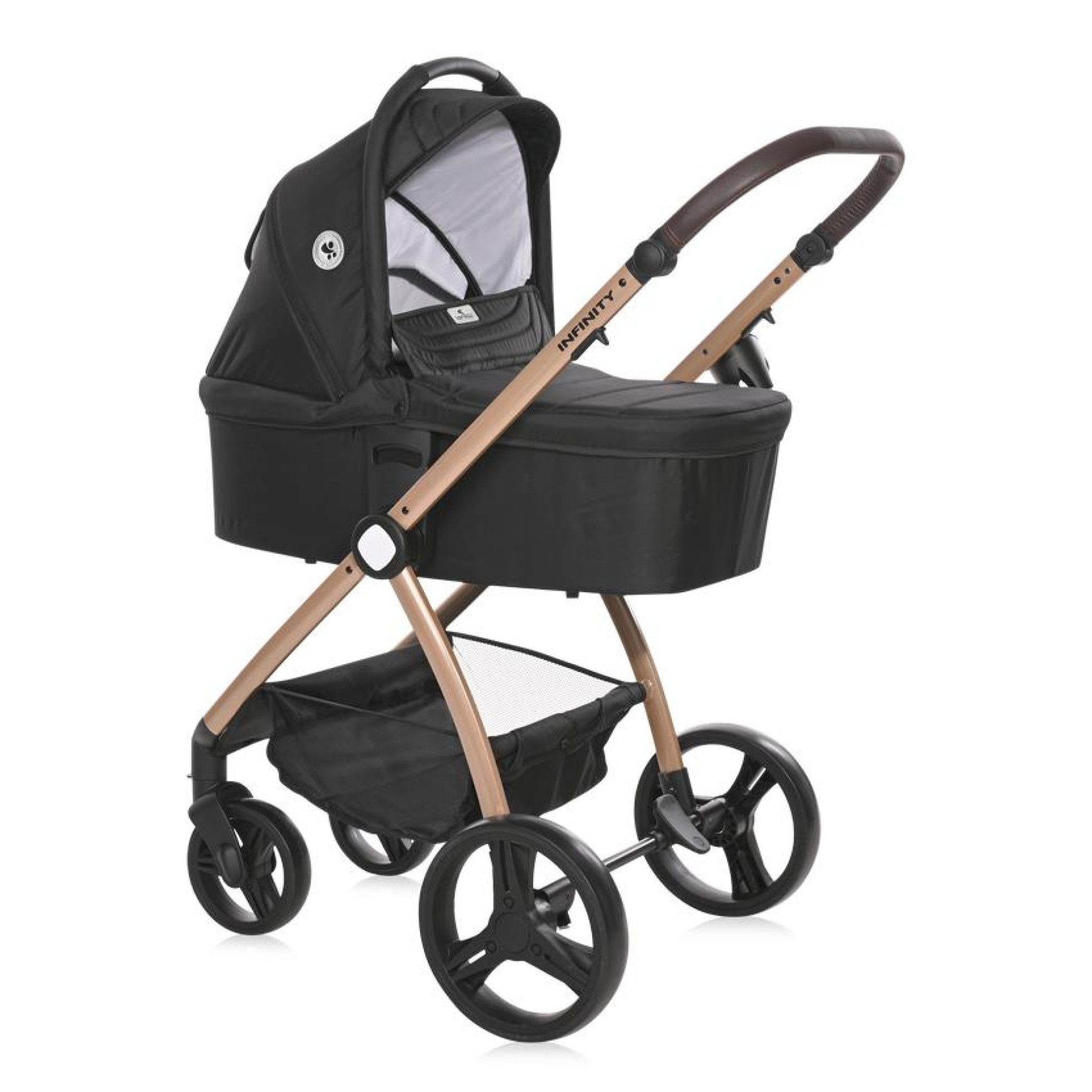Carucior Set 3 in 1, Infinity, pana la 22 kg, Black Diamonds - Lorelli 2