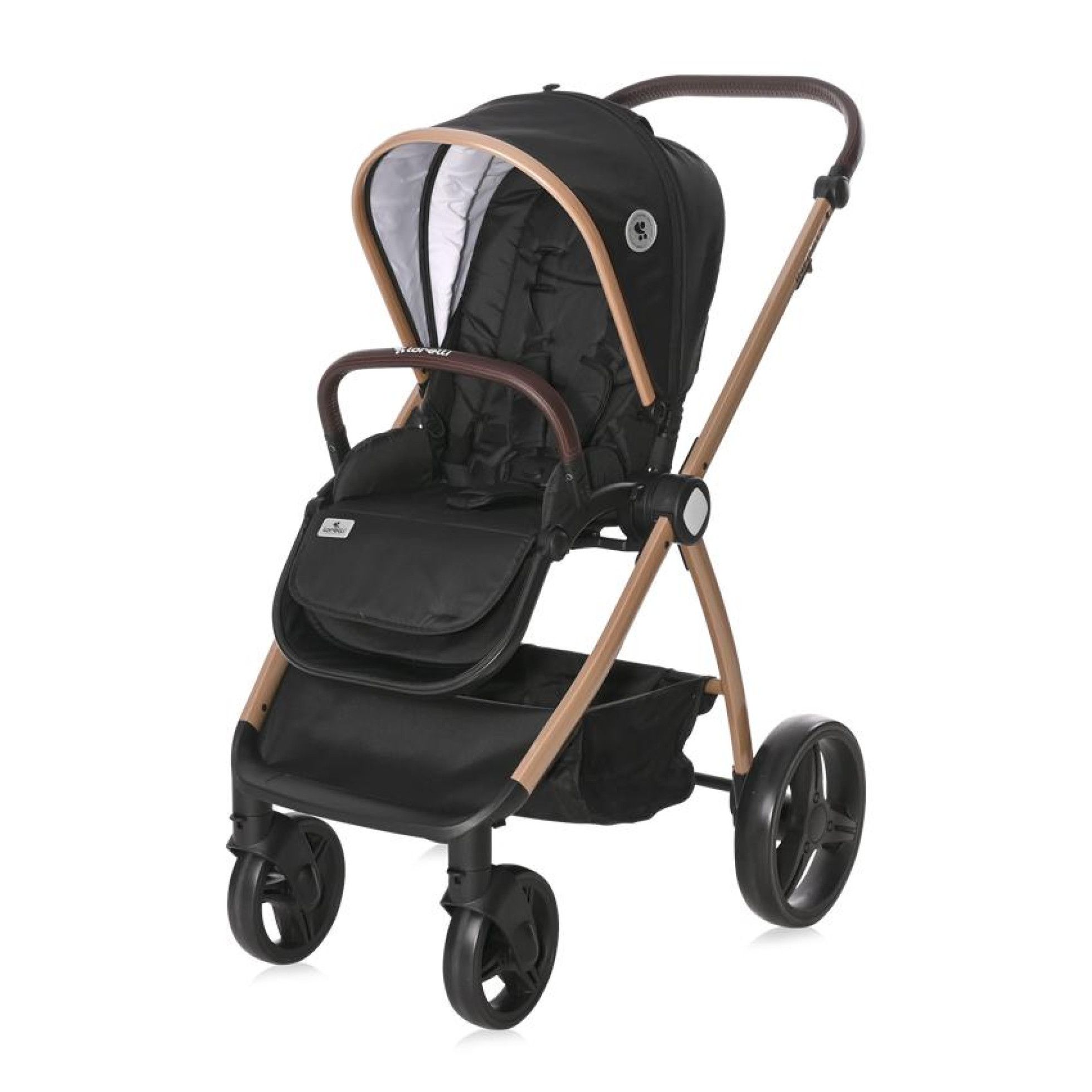 Carucior Set 3 in 1, Infinity, pana la 22 kg, Black Diamonds - Lorelli 5
