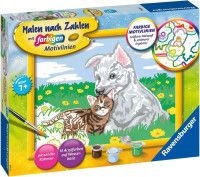 Pictura pe numere Pisicuta si Catel - Ravensburger