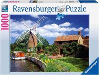 Puzzle Moara de Vant Pitoreasca, 1000 piese - Ravensburger
