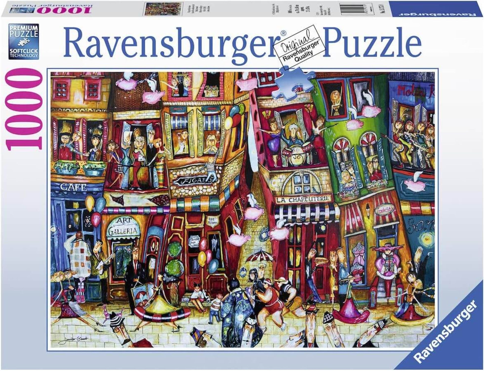 Puzzle Porci Zburand, 1000 piese - Ravensburger 1