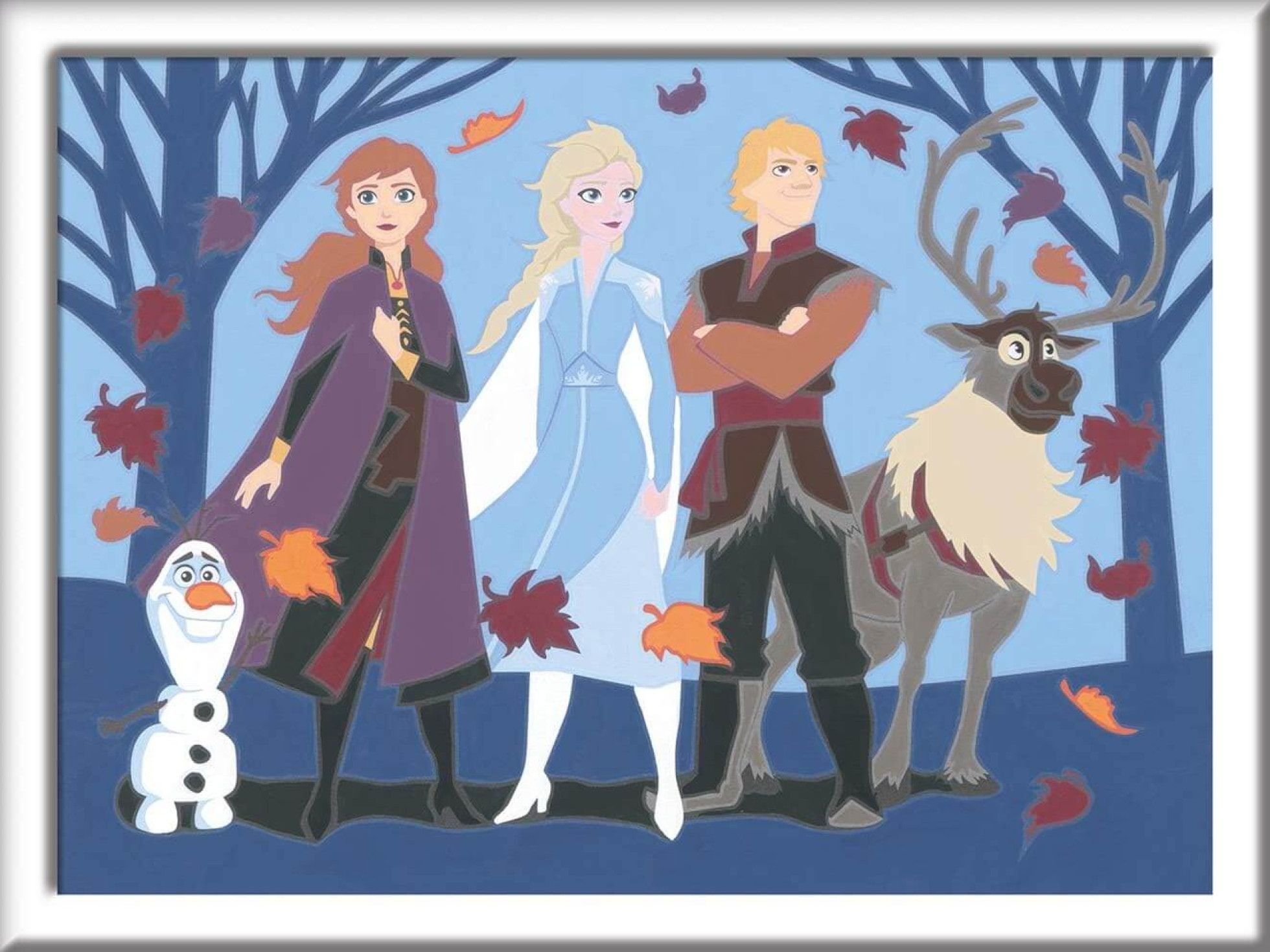 Pictura pe numere Personaje Frozen II - Ravensburger 2