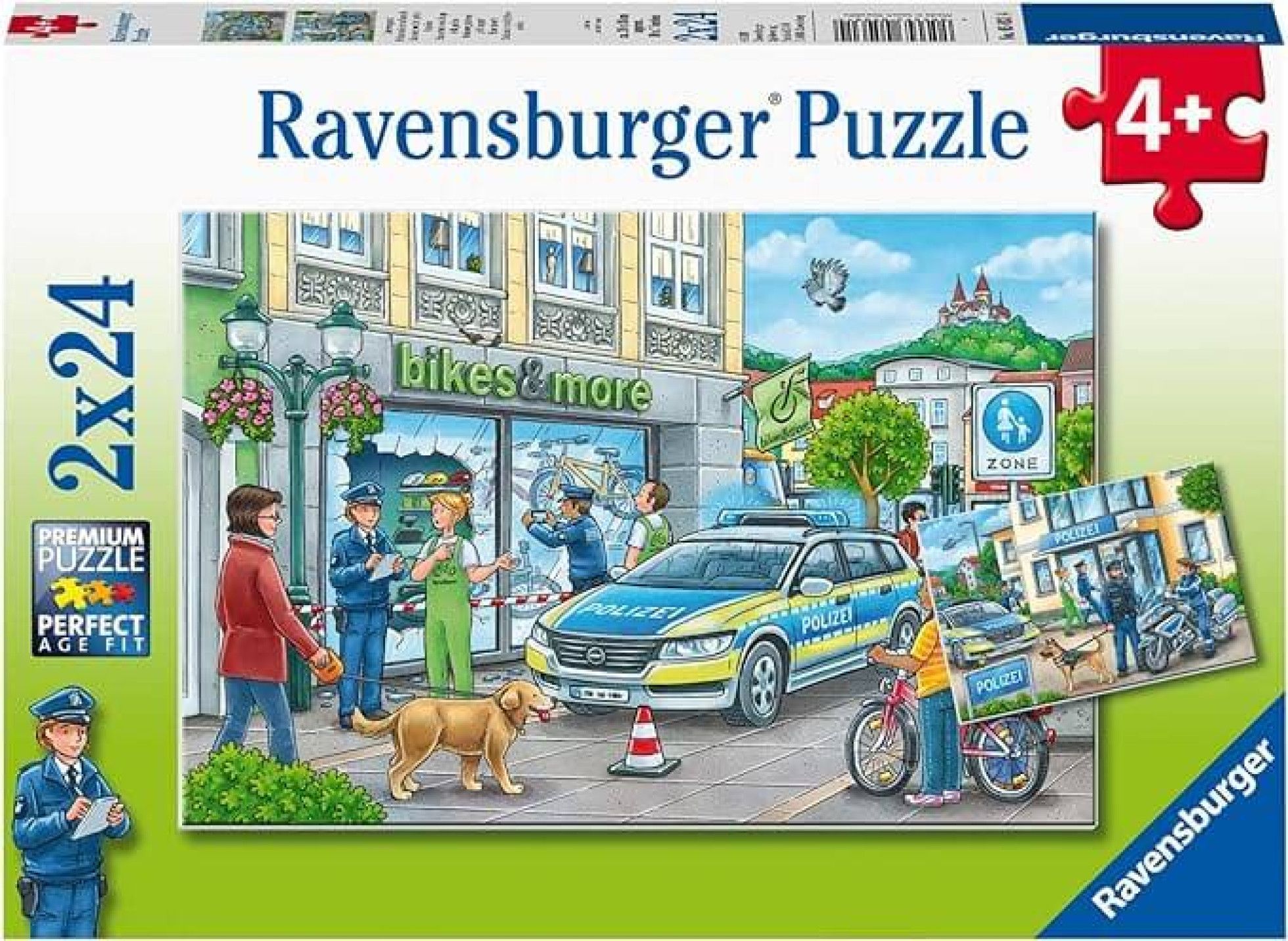 Puzzle Ancheta Politie, 2x24 piese - Ravensburger 1