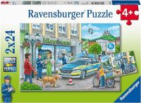 Puzzle Ancheta Politie, 2x24 piese - Ravensburger