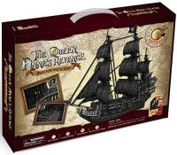 Puzzle 3D Nava mare Queen Anne 308 piese - CubicFun