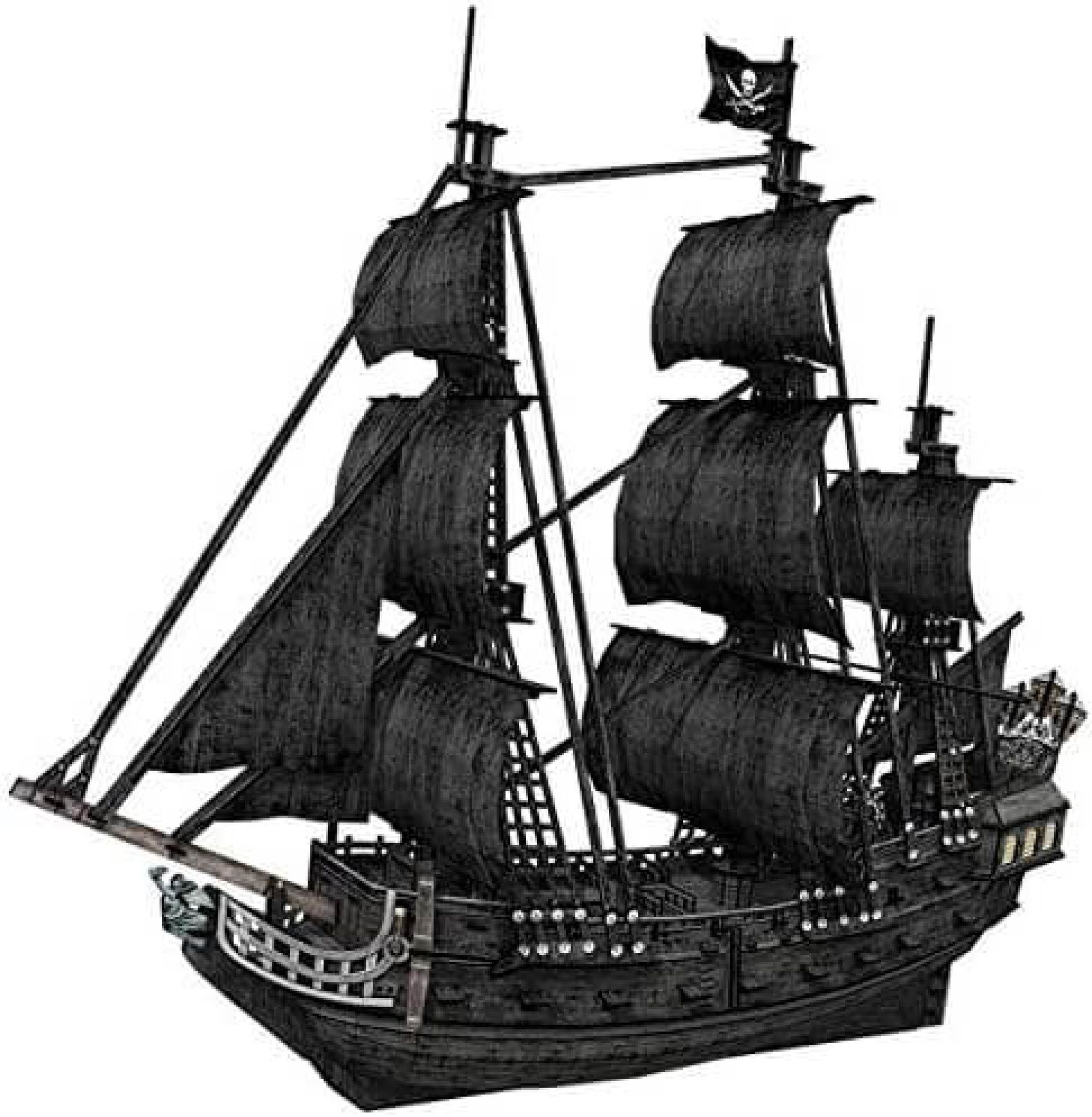 Puzzle 3D Nava mare Queen Anne 308 piese - CubicFun 2