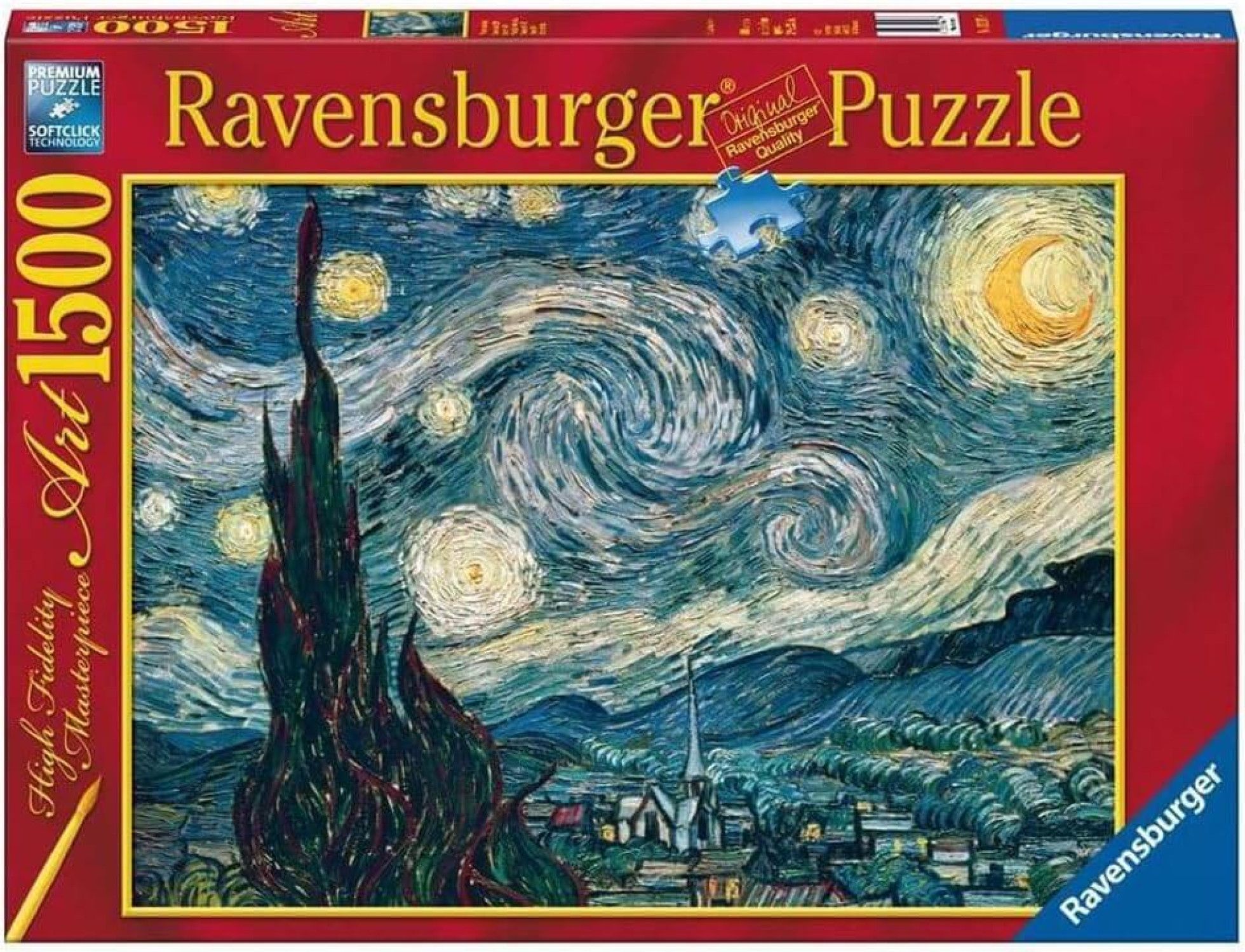 Puzzle Vincent Van Gogh Noapte Instelata 1500 piese - Ravensburger 1