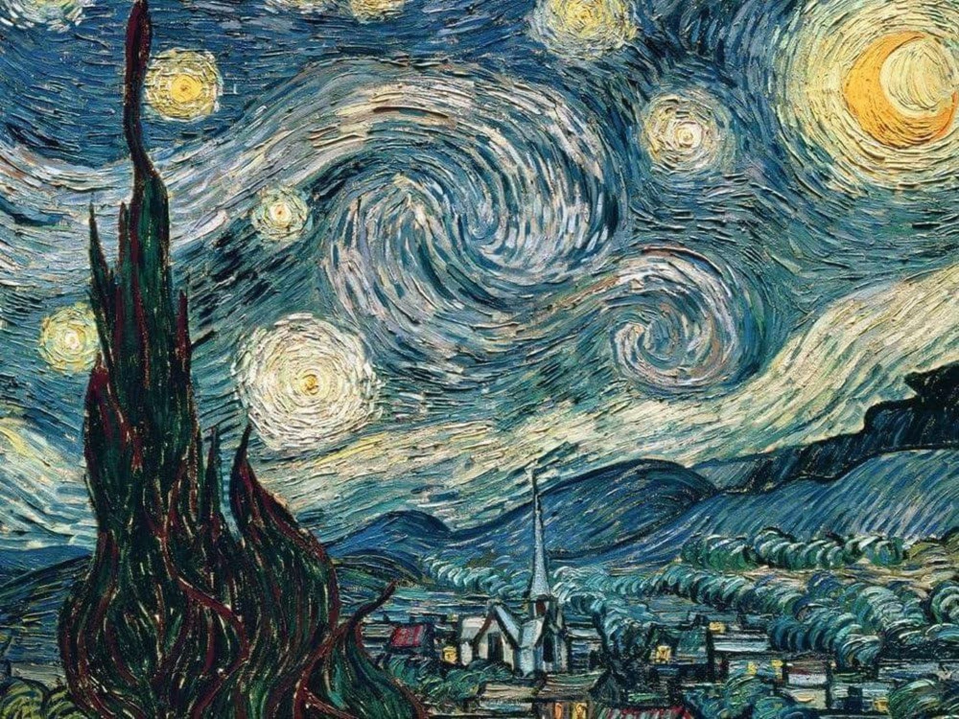 Puzzle Vincent Van Gogh Noapte Instelata 1500 piese - Ravensburger 2