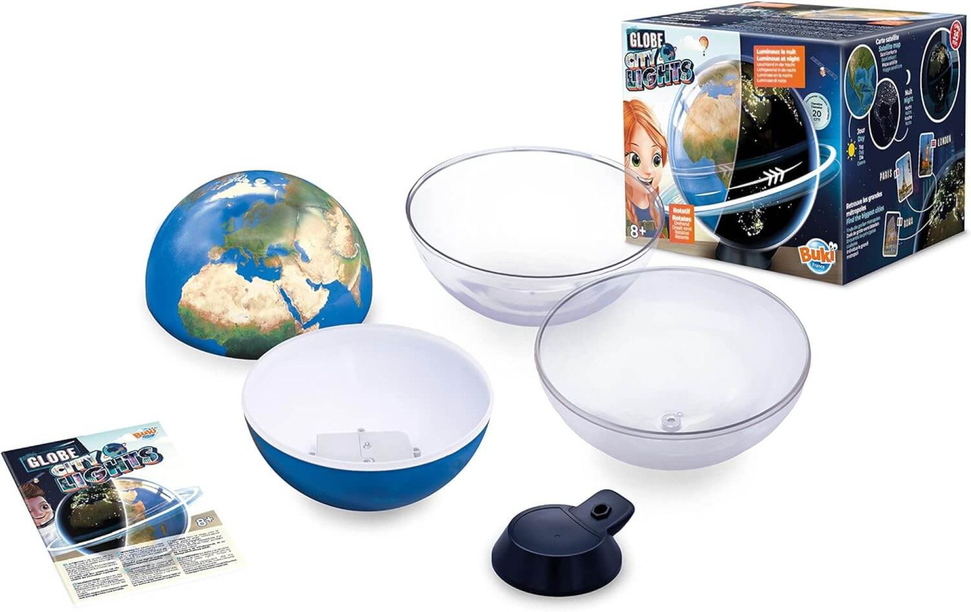Glob terestru iluminat 2 in 1 - BUKI France 4