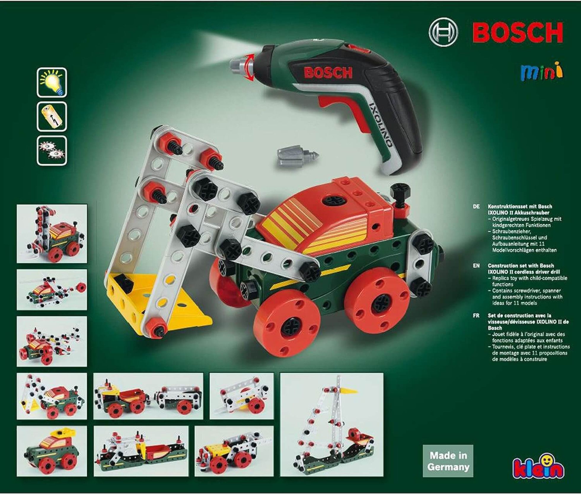 Set de constructie masina Bosch Ixolino - Theo Klein 6