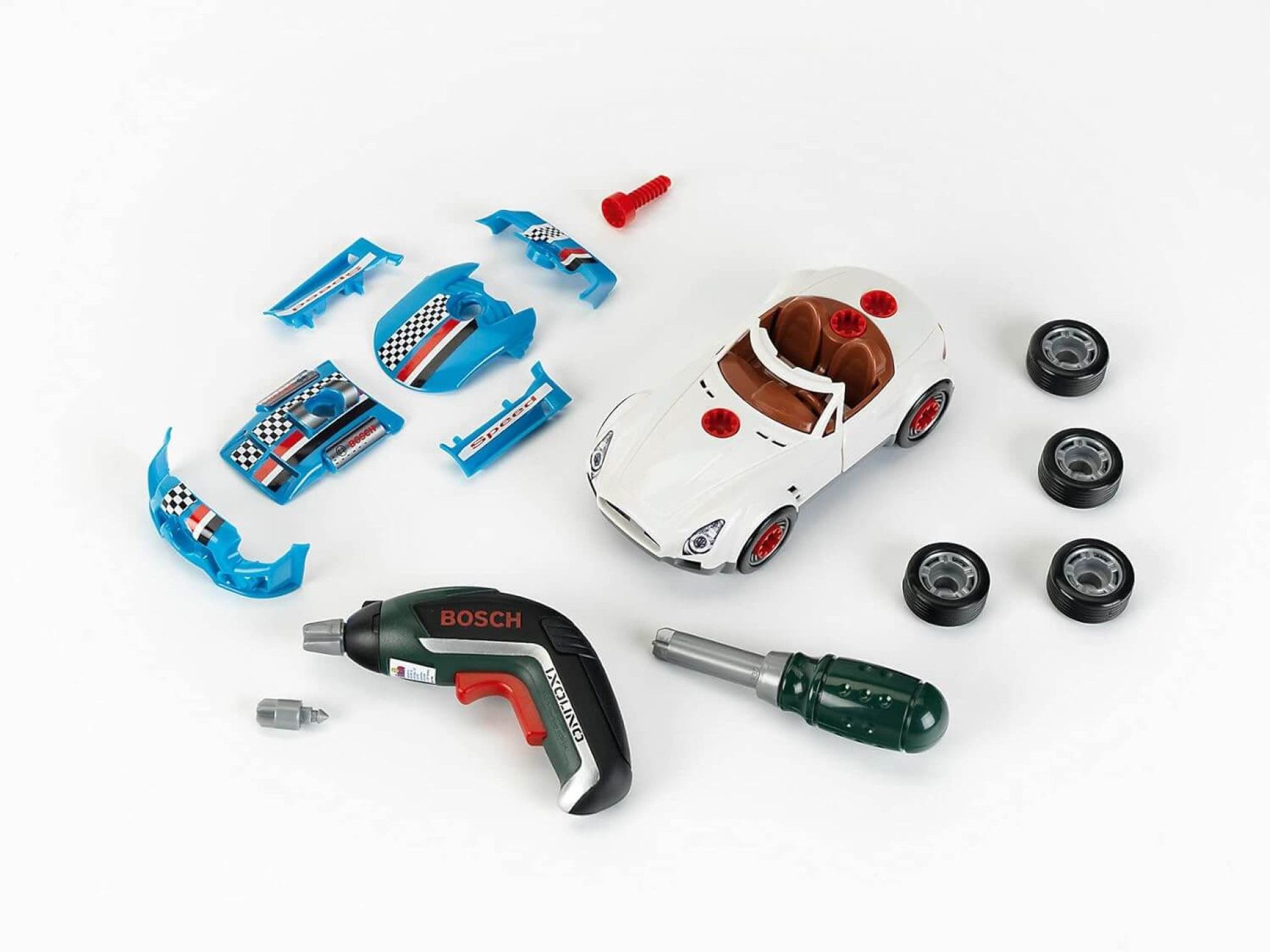 Set masina cu accesorii tuning Bosch - Theo Klein 3