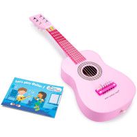 Chitara Roz Lemn - New Classic Toys