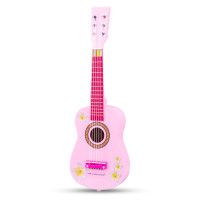 Chitara Roz cu flori Lemn - New Classic Toys