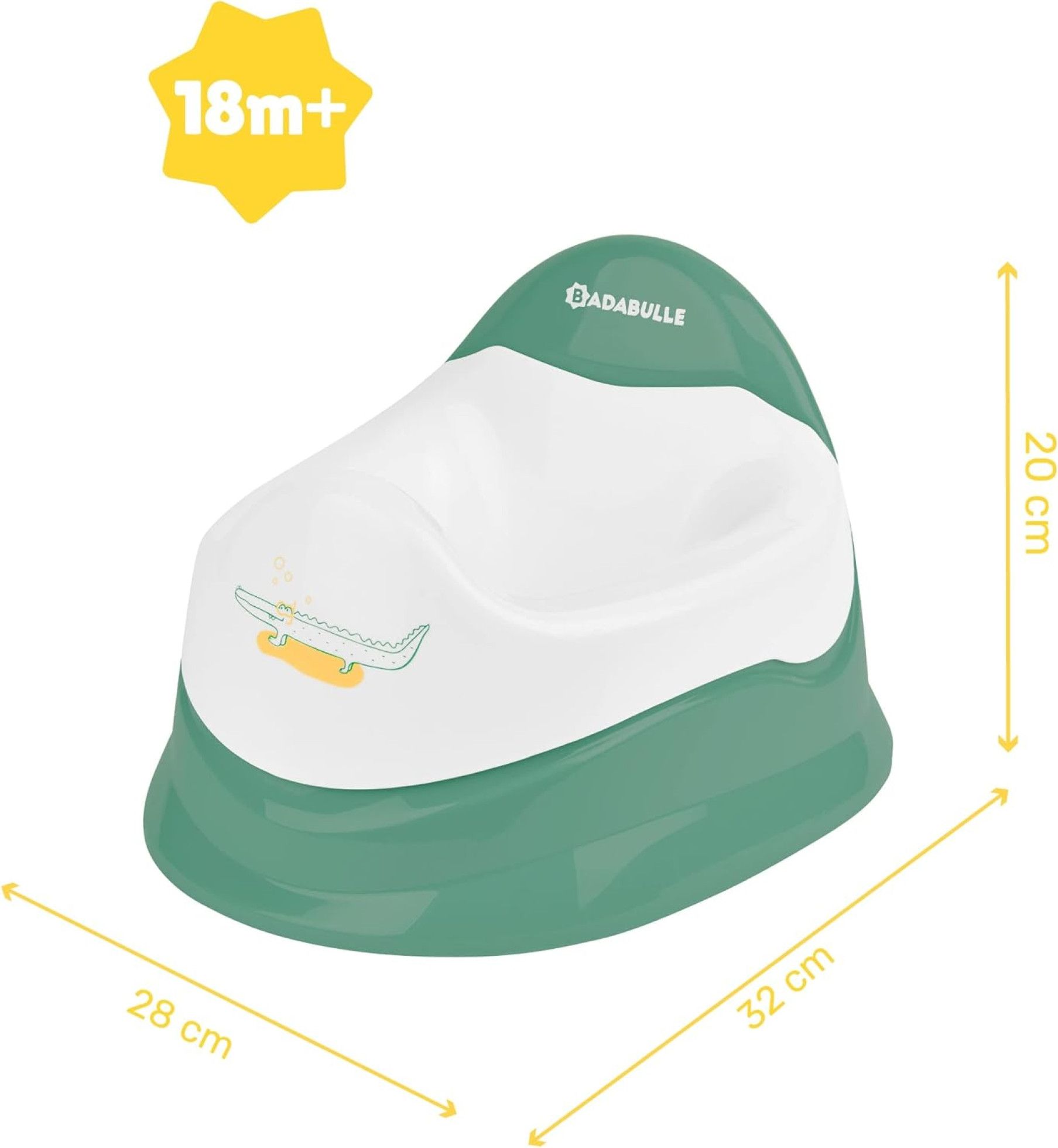 Olita ergonomica verde - Badabulle 3