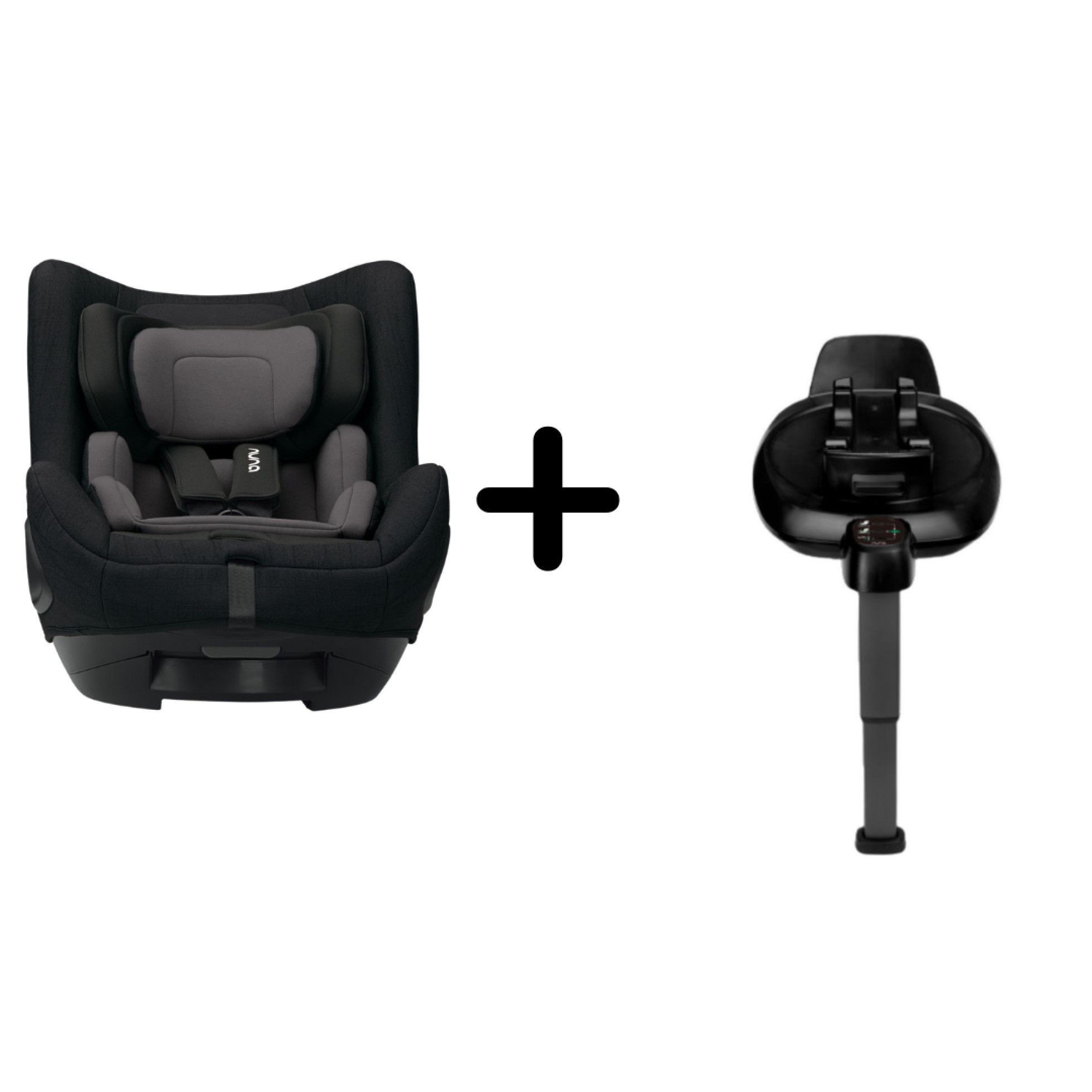 Set Scaun auto rotativ i-Size TODL next Caviar + Baza isofix BASE next i-Size pentru TODL next - Nuna 1
