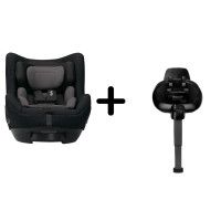 Set Scaun auto rotativ i-Size TODL next Caviar + Baza isofix BASE next i-Size pentru TODL next - Nuna